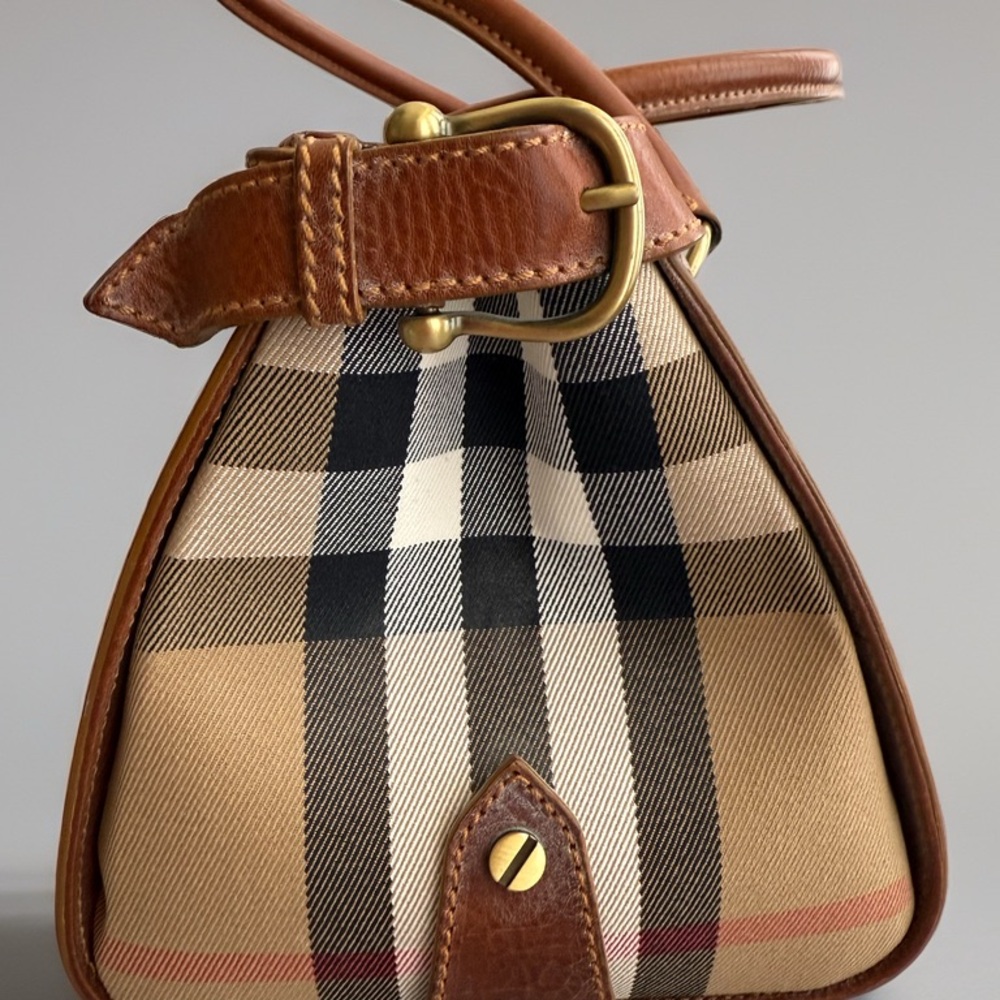 Burberry Satchel RARE✨ - Picture 7 of 12
